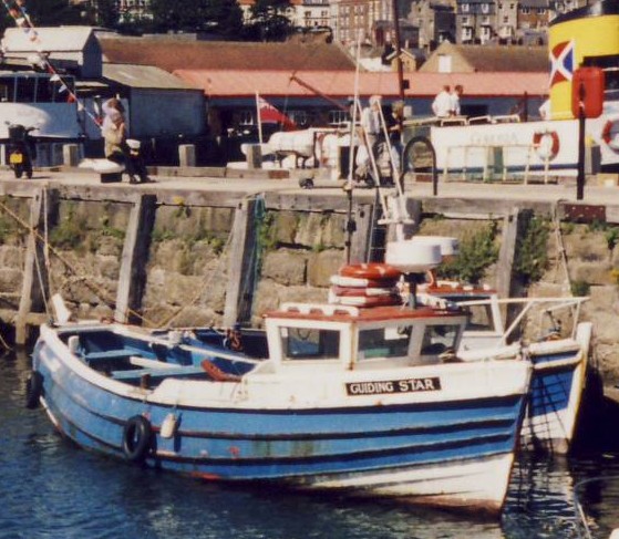 Coble in de haven