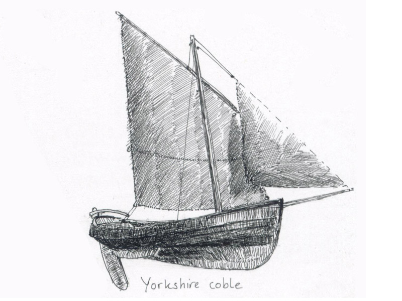 Coble tekening