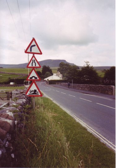 Horton in Ribblesdale verkeersbord