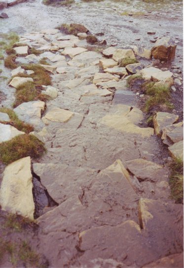 Pennine way water en modder