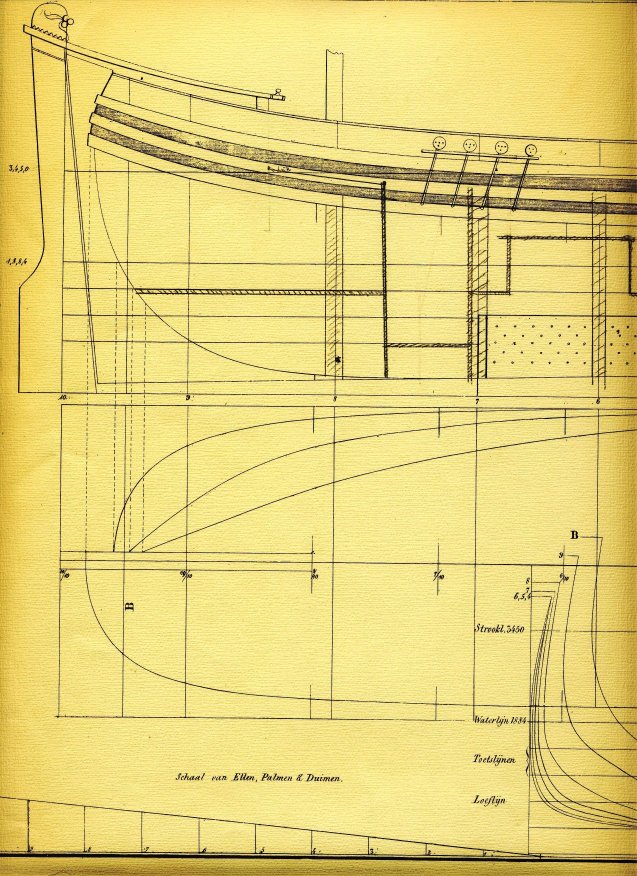 Hoeker tekening