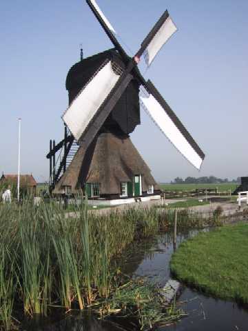 Wipwatermolen in de zomer