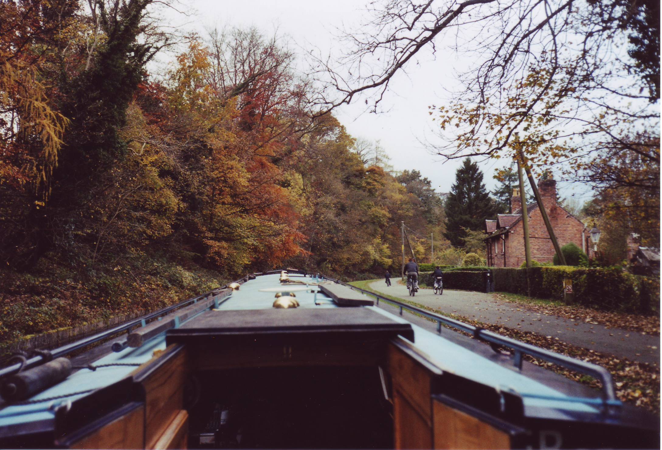 Narrowboat herfstkleuren