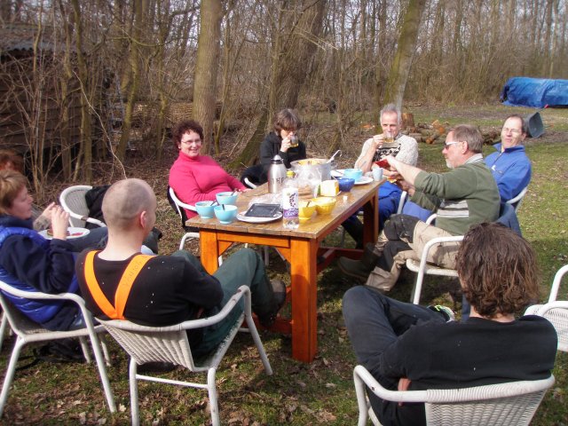 Eten, drinken en een zonnetje